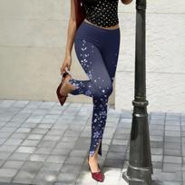 Women Y2K Vintage Floral Print Street Style Slim Fit Long Pants with Side Slit Design Athletic Trousers for Daily Wear L