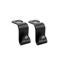 ABS Car Styling Seat Back Hooks Accessories For Alfa Romeo Giulietta GT 159 147 156 Mito Brera Giulia F1 Stelvio Volante