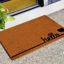 Imitation Coconut Palm Entry Silk Ring Doormat Entrance Entrance Door Foot Pad Non-Slip Floor Mat Pvc Household Carpet Mat 40*60cm