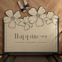 French Retro High-End Foot Mats Can Be Cut, Light Luxury Flowers Enter The House, Silk Ring Floor Mats, And Soil Carpets Outside The Aisle 40*60cm