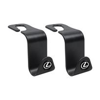 2Pcs ABS Car Styling Seat Back Hooks Accessories For Lexus F SPORT ES RX NX LS UX LM LX GX LC RZ IS CT GS RC HS SC TX LBX IS300