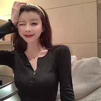 Thin Sexy Club Slim T Shirt Women Tees Womens Clothing Cotton Long Sleeve Korean Fashion Autumn Tops T-Shirts Camisetas De Mujer S