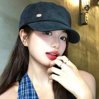 Flat Brim Suede Beret Vintage Beanie Cap Retro Painter Berets  Streetwear