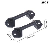 2Pcs Side Box Hooks Rope Buckle Rustproof DIY Tool Box Stable Professional Motorbike Accessories Strap Hook Strap Buckle Tool