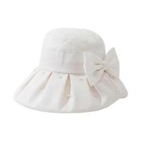 Korean Fashion Sun Protection Women Pearl Bucket Hat Anti-UV Windproof Big Brim Sun Hat All-match Beach Cap Women Men