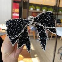 Vintage Cross Crystal Hair Clips, Solid Metal Hair Claws, Fashionable Bows Barrettes, Elegant Hairstyle Accessories for Women