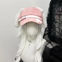 Otaku Style Sweet Style Women's Berets Soft Fabric Dog Eared Visors Cap Winter Accessories Newsboy Hat Daily Use