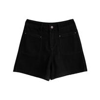Retro High-waisted Denim Shorts for Women In Summer New Style, Small Hot Girl Stretch-slim A-line Pants M