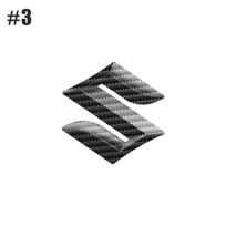 For Suzuki Swift SX4 Alto Baleno Jimny Grand Vitara ABS Car Hood Front Grille Emblem Rear Trunk Logo Badge Sticker Accessories 8cmX8cm