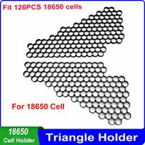 Triangle Holder Fit 91pcs 21700 Cell Fit 126pcs 18650 Cell Triangular Cell Holder 18650 21700 Support for DIY Triangle Battery 18650 Holder