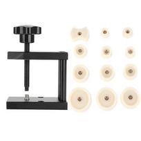 Professional Screw Type Watch Crystal Press Manual Rotary 12 Dies Kit Watch Case Press Watch Repair Tool Watch Maintenance