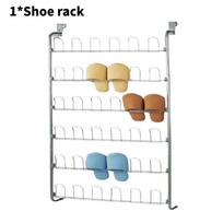 Modern Metal Shoe Rack For Home And Dormitory With Multilayer Storage Organizer