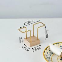 New Wood Tissue Holder Elegant Multifunction Napkin Holder Creative Design Desktop Organizer Dining Table