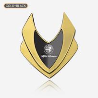 Car Metal Shield design Badge Emblem Sticker For Alfa Romeo STELVIO Giulia 159 Giulietta 147 Mito 156 MTO Sportiva Accessories