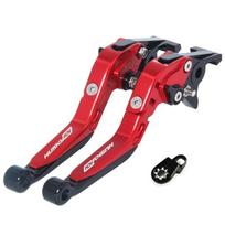 Motorcycle Brake Clutch Lever For SYM Husky ADV 150 CNC Extendable Folding With Parking Function Handlebar Handbrake Accessories raudona juoda spalva