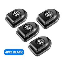 4pcs Car Paste Hooks USB Storage Hanger Interior Accessories For Alfa Romeo 159 Giulietta Giulia 147 Mito 156 159 166 GT Stelvio