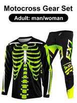 motocross gear set Enduro cross Jersey Pant Kits Racer Gear Set Off-road Mens Kits Women's mountain Downhill Motorcycle MX XL-36