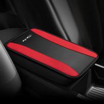 For Kia GTLINE GT Line Forte Stinger Shuma Rio Sportage Soul Cerato Car Armrest Mat Auto Storage Box Dust-Proof Cushion Cover raudona