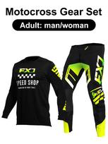 motocross gear set Enduro cross Jersey Pant Kits Racer Gear Set Off-road Mens Kits Women's mountain Downhill Motorcycle MX S-30