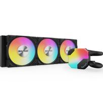 MONTECH HyperFlow ARGB 360mm Liquid CPU Cooler, Triple Fan, Addressable RGB, Black [Authorized Japanese Distributor] HyperFlow ARGB 360 (B)