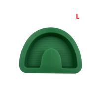 Dental Silicone Plaster Model Rubber Dental Lab Model Former Base Molds With Tongue Green Gypsum Carving Dentistry Material Tool