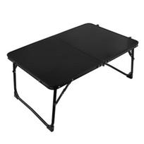 Folding Camping Table Portable Rubber Handle Heavy Duty Aluminum Alloy Anti-slip Multifunction Outdoor Hiking Picnic BBQ Portable Tea Table