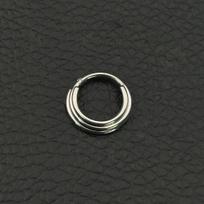 1PC Stainless Steel Segment Rings 3 Layer Nose Septum Ring Hoop 16G Ear Tragus Helix Clicker Earring Piercings Jewelry For Women 1.2x8mm