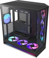 RGB+ (2025) Dual-Chamber RGB Fan & Control Hub Equipped Mid-Tower PC Case, Black CM-H92FB-P1 CS9294 [Used]
