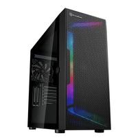 SilverStone SETA H1 Series Mid-Tower Case with ARGB Lighting and Type-C Port (SST-SEH1B-G)