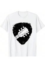 Unisex T-Shirt With Guitar Music Design  Regular Fit T-Shirt XXL
