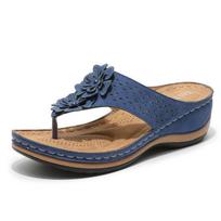Women's 2020 Lightweight Non-slip Wedge Sandals - Cross-Stitch Flip-flops 34