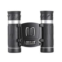 500X25 Portable Binocular Telescope 5000m/50000M Powerful Folding Telescope  Sports