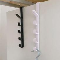 Dormitory Wardrobe Hook Hanging Bag Hat Clothes Door Back Wall Hanging Wall Free Punching Hanger Hanger Artifact Rack