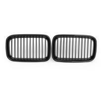 Raktikaulio sportinė gaubtuvo grotelė 1992-1996 BMW E36 318i 325i Blizgančios juodos gloss black