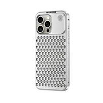Aromaterapijos Aliuminio Metalinis Dėklas iPhone 16 15 Plus 14 13 12 Pro Max Karščio Išsklaidymas Smūgiams Atsparus Automatiškai Atsidarantis Aromato Dangtelis For iPhone 13