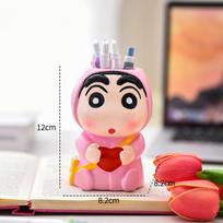 Miela Bixin Crayon Shin Chan Rašiklių Laikiklių Serija Biuro Stalas Rašiklių Laikiklis Laikymo Ornamentas Kūrybinė Atmintinė Dovana rožinė