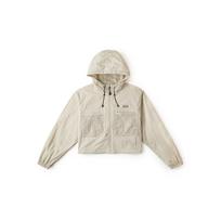 Vans Outdoor Mountain Solid Color Hooded Zip Long Sleeve Jacket Women jackets Oatmeal VN000GS32N1 S