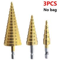 Versatile Coated Drill Bits Set 412 420 432 Essential Tools for DIYers 3PCS
