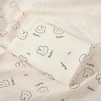 100% Pure Cotton Baby Muslin Swaddle Blanket (1pc) - Essential for Newborn Boys Girls Cute Animal Print Swaddle Wrap Towel