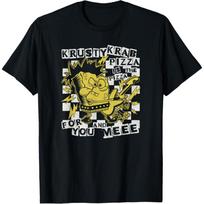SpongeBob SquarePants Punk Rock Star Krusty Krab Pizza Song T-Shirt S