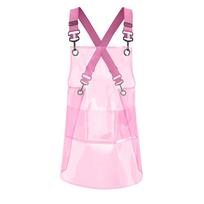 Fashion Barber Apron Reusable Waterproof Transparent Apron Unisex TPU for Kitchen Hair Salon Barber Barista Household Supplies