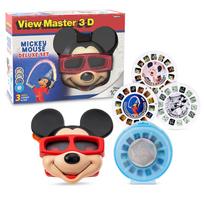 Mickey Mouse Deluxe Set Disney 100 Edition STEM Retro Fun Learning Toy for Kids and Suitable for Toddlers Ages 3 and Up View-Master - Adults,