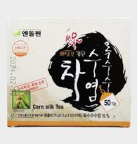 Endorphin Corn Silk Tea 50 Tea Bags Caffeine-Free Korean Herbal Tea 1 box