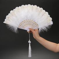 Classical Silk Folding Fan Chinese Style Dancing Foldable  Fan Portable Crafts Gift Creative Wedding Party Photo Props