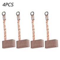 4pcs High quality J465 Generic Carbon Brushes Wire Electric Motor Brush Replacement Leads Generator indigo