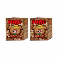 Three Baby Migo Fairy Tales Secret Language Exquisite Toy Ornament Doll Backpack Pendant Surprise Fun Gift For Kids Adults Children's Birthday Gift
