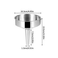 Wide Mouth Metal Canning Funnel, Kitchen Oil Wine Beer Liquid Transfer Funnel Household Bar Accessories