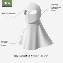 Summer UV Protection Full Face Cover Sunscreen Mask With Hat Brim Adjustable Breathable Outdoor Sports Face Shield one size