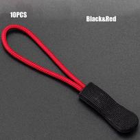10/20pcs Zipper Pull Puller End Fit Rope Tag Fixer Zip Cord Tab Replacement Clip Broken Buckle for Travel Bag Suitcase Tent