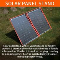 Solar Panel Stand Adjustable Solar Panel Mounting Bracket Lightweight Sturdy Outdoor Folding Rack for Walking Climbing Hiking China Mainland